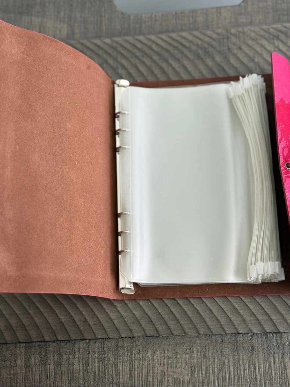 Women’s Pink Tree of Life Embossed Faux Leather Journal